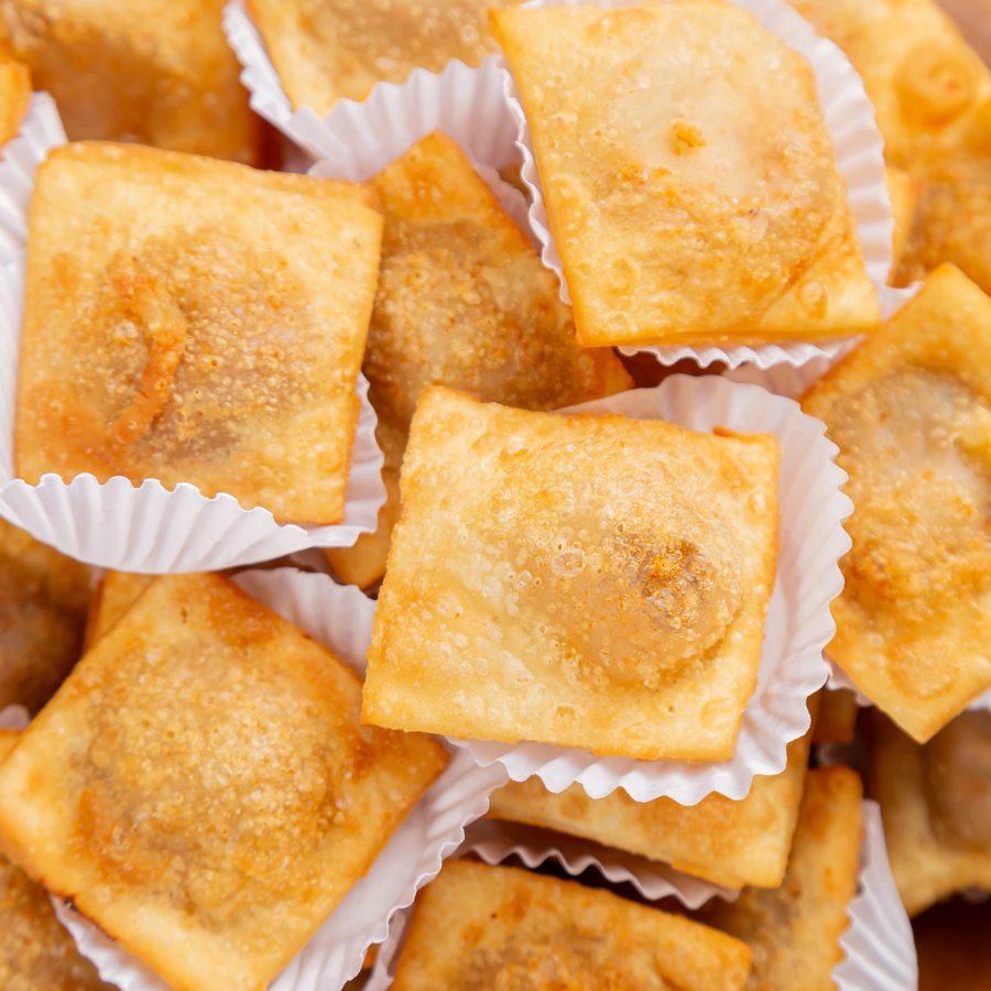 Pastelzinho frito de carne