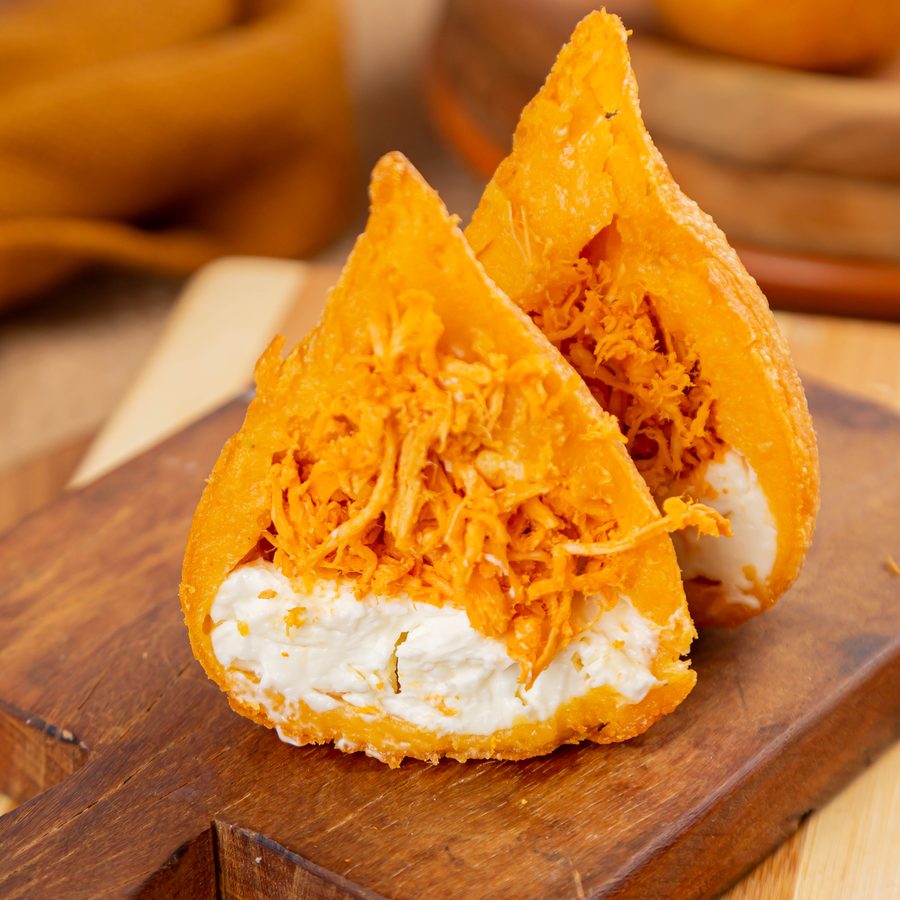 Coxinha de frango com catupiry