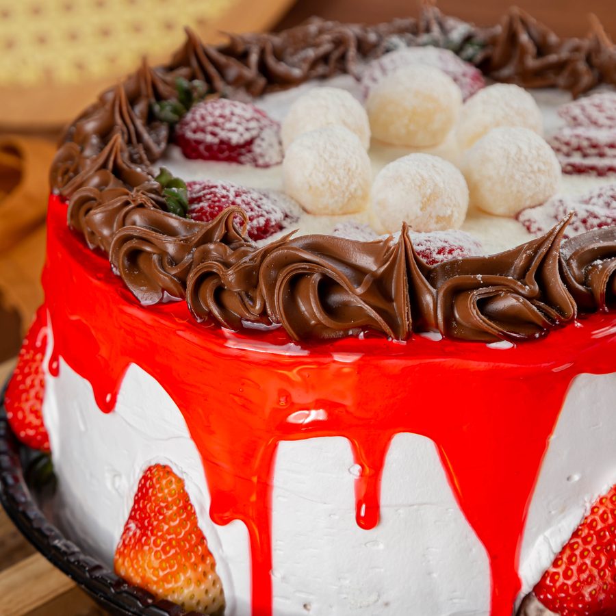 Torta Ninho Nutella e Morango